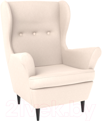 Кресло мягкое Mio Tesoro Тойво (Twist 01 Cream) - фото