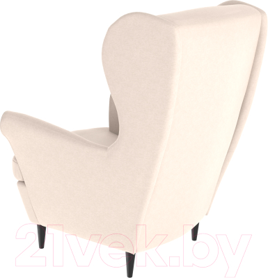 Кресло мягкое Mio Tesoro Тойво (Twist 01 Cream)
