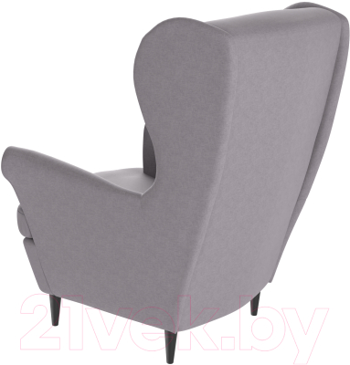 Кресло мягкое Mio Tesoro Тойво (Twist 19 Grey)