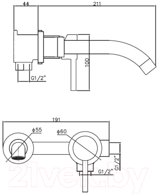 Смеситель Esko SM28 GLD