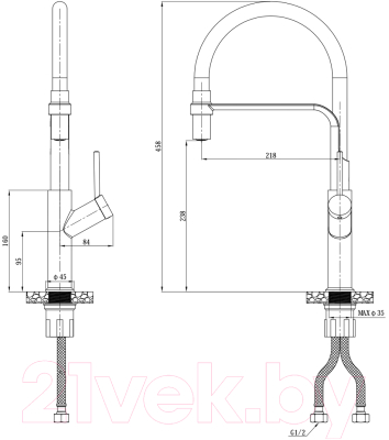 Смеситель Esko K50GB
