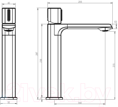 Смеситель Esko Abu Dhabi / ABU25