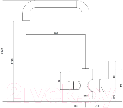 Смеситель Esko FW519