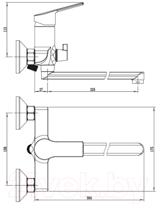 Смеситель Voda Rock RK31