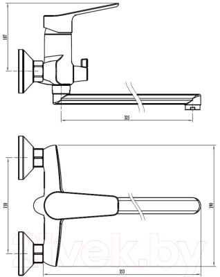 Смеситель Voda Storm STO31