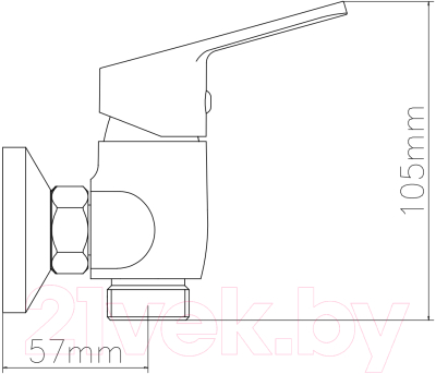 Смеситель Voda Level LV80