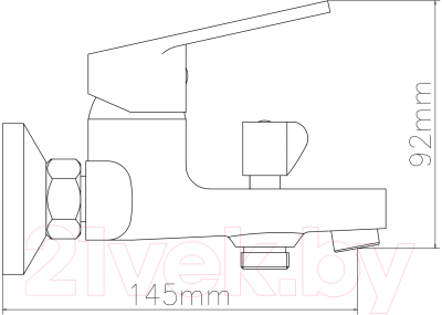 Смеситель Voda Level LV54acs