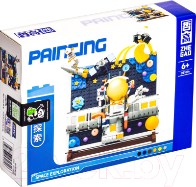 Конструктор Zhe Gao Картина Исследование космического пространства / DZ1014 - фото