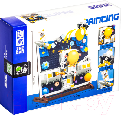Конструктор Zhe Gao Картина Исследование космического пространства / DZ1014