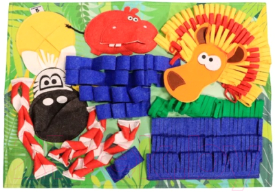 Игрушка для собак Mr. Kranch Нюхательный коврик Африка New / MKR513219 - фото