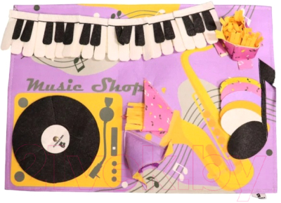 Игрушка для собак Mr. Kranch Нюхательный коврик Музыкальный магазин / MKR513059 - фото