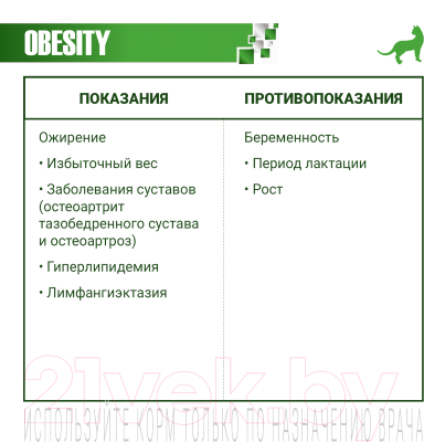 Сухой корм для кошек Monge Vet Solution Obesity