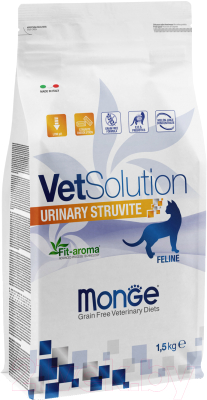 Сухой корм для кошек Monge Vet Solution Urinary Struvite - фото