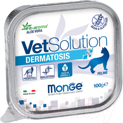 Влажный корм для кошек Monge Vet Solution Dermatosis - фото