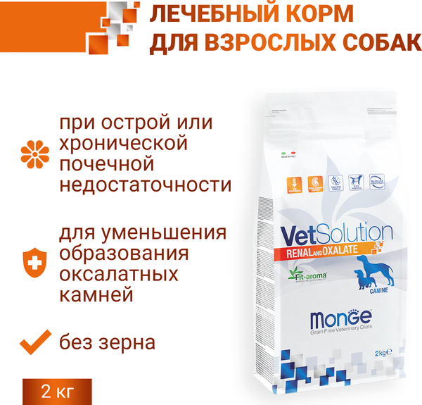 Сухой корм для собак Monge Vet Solution Renal
