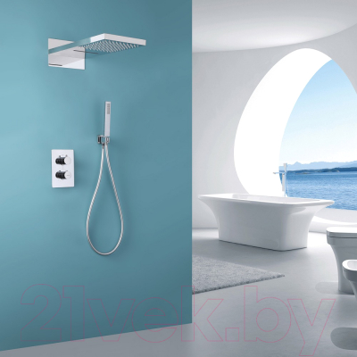 Душевая система со смесителем Abber Rund AF8052