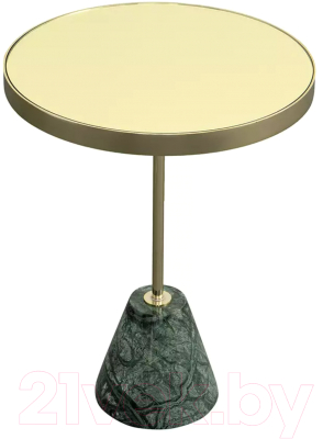 Журнальный столик Bergenson Bjorn Kaya / BB0000149 (золото/зеленый)