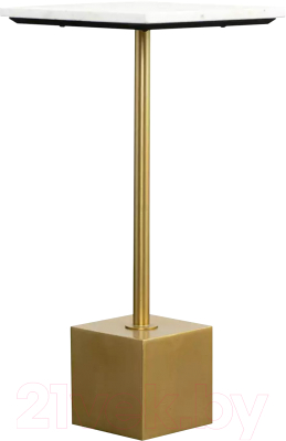 Приставной столик Bergenson Bjorn Svein / BB0000274 (мрамор/золото) - фото