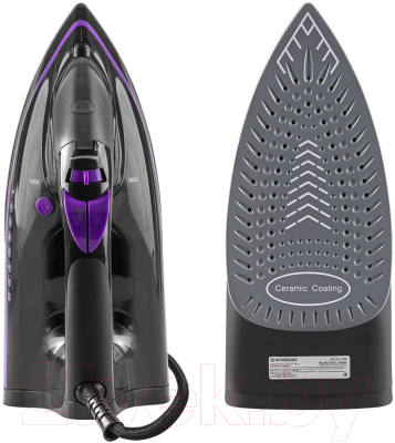 Утюг Endever Delta-230 (черный/фиолетовый)