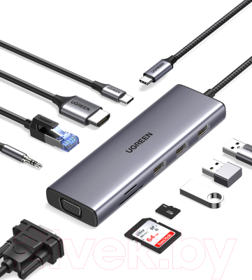 USB-хаб Ugreen CM498 / 15601