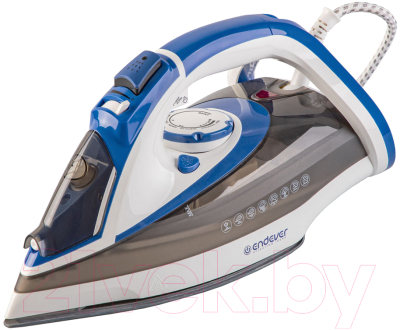 Утюг Endever Delta-231 (белый/синий/черный) - фото