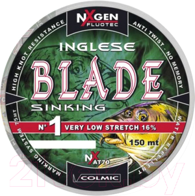 Леска монофильная Colmic Blade Sinking 0.168мм 150м - фото