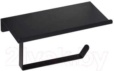 Держатель для туалетной бумаги Caspian 90028 (черный) - фото