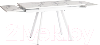 Обеденный стол Tetchair Vigo (мрамор светлый/белый)