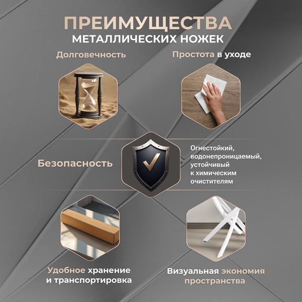 Обеденный стол Tetchair Manzana 80x80x75