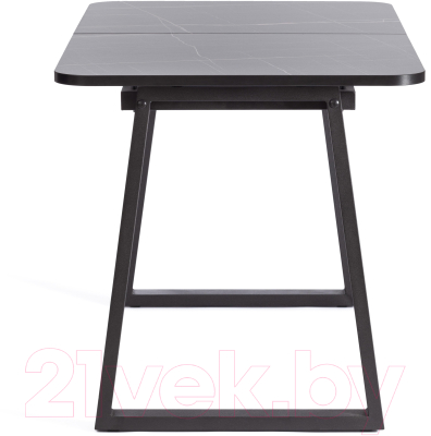 Обеденный стол Tetchair Maltido (мрамор черный/черный)