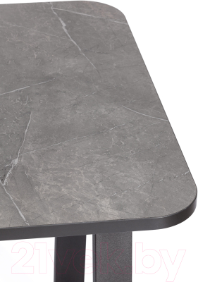 Обеденный стол Tetchair Maltido (гранит темный/черный)