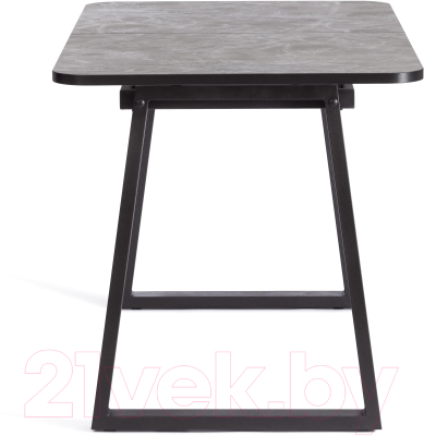 Обеденный стол Tetchair Maltido (гранит темный/черный)