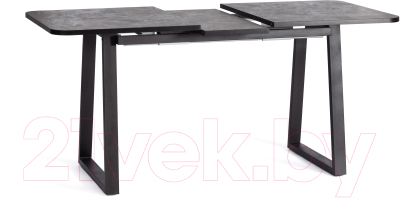 Обеденный стол Tetchair Maltido (гранит темный/черный)