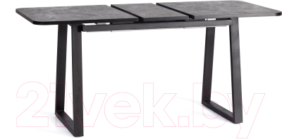 Обеденный стол Tetchair Maltido (гранит темный/черный)