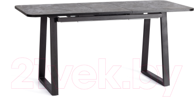 Обеденный стол Tetchair Maltido (гранит темный/черный)