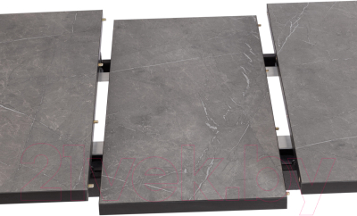 Обеденный стол Tetchair Maltido (гранит темный/черный)