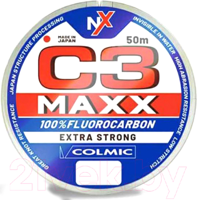 Леска флюорокарбоновая Colmic C3 Maxx 0.168мм 50м - фото