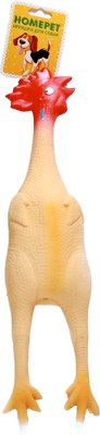 Игрушка для собак Homepet Петух с пищалкой / 70257 - фото
