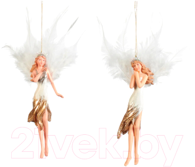 Елочная игрушка Goodwill Xmas 2023 Леди с перьями / MO 95211