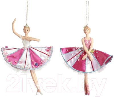 Елочная игрушка Goodwill Xmas 2023 Балерина в розовом / MO 95221