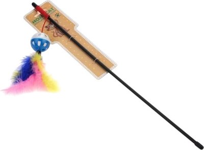 Игрушка для кошек Homecat Дразнилка удочка Мячик с колокольчиком / 72367 - фото