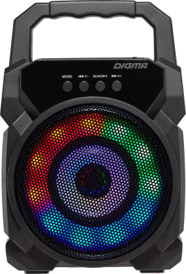Портативная колонка Digma D-PS1500 (черный) - фото