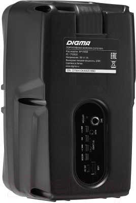 Портативная колонка Digma D-PS1505 (черный)