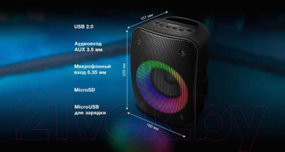 Портативная колонка Hyundai H-PS1005