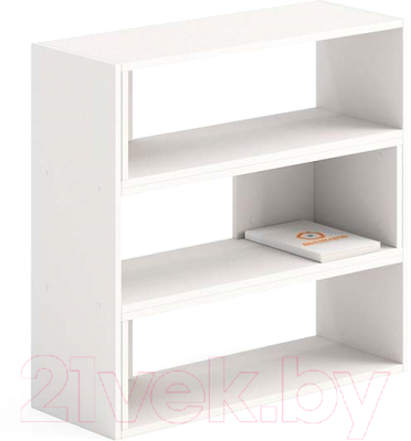 Стеллаж Домаклево Ларго 1 универсальный (белый)