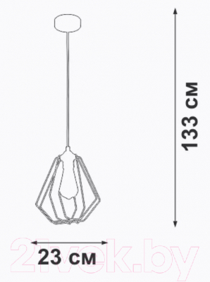 Потолочный светильник Vitaluce V2867-1/1S