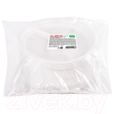 Набор одноразовых тарелок Laima Стандарт / 608768