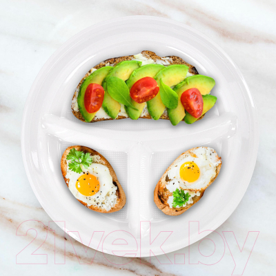 Набор одноразовых тарелок Laima Стандарт / 608769