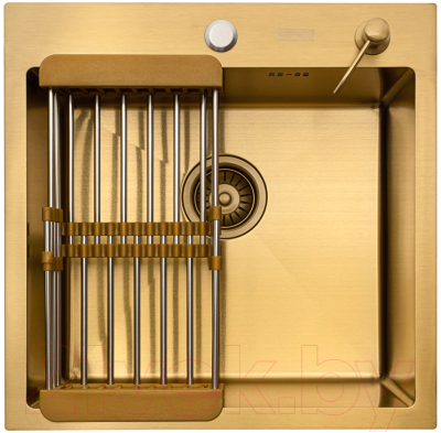 Мойка кухонная Arfeka Eco AR 50x50 + CL AR + DS AR