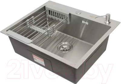 Мойка кухонная Arfeka Eco AR 60x50 + CL AR + DS AR